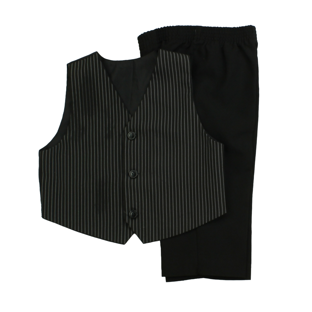 Unknown Brand Boys Black | Grey Special Occasion Outfit size: 18 Months